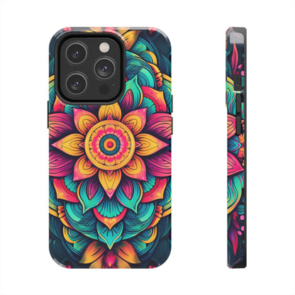 Cosmic Harmony: Rainbow Mandala | Spiritual Symmetry iPhone Case