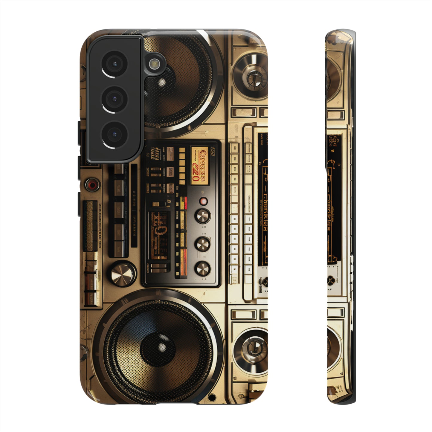 Urban Beats: Boombox Hip Hop Music Pixel Phone Case | Retro Rhythms for iPhone 15 Models