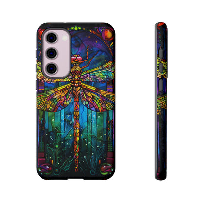 Art Deco Stained Glass Dragonfly Phone Cover