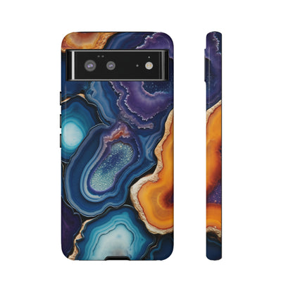 Agate Slice Geode Elegance: Natural Beauty Phone Case