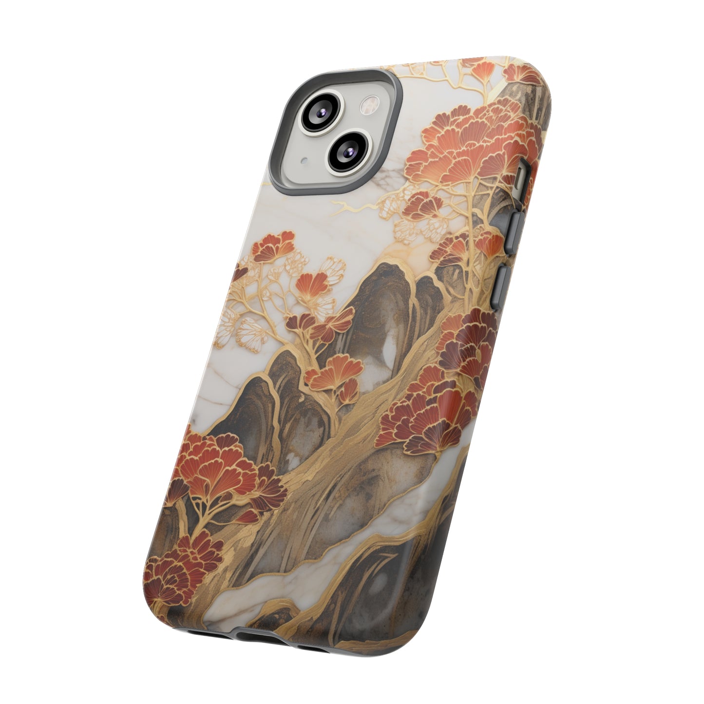 Chiyogami Floral Tough iPhone Case Galaxy S23 S22 S21 S20 Plus Ultra | Iphone 14 13 12 11 8 Pro Max Mini | Pixel 7 6 Pro 5 | Japanese Boho