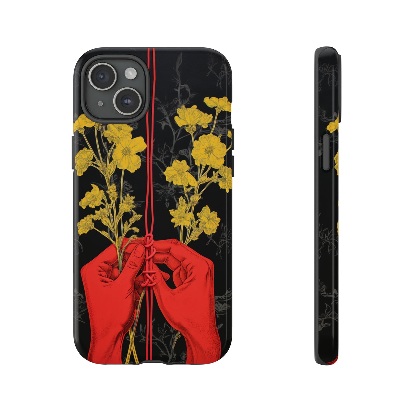 We Are All Connected Floral Phone Case