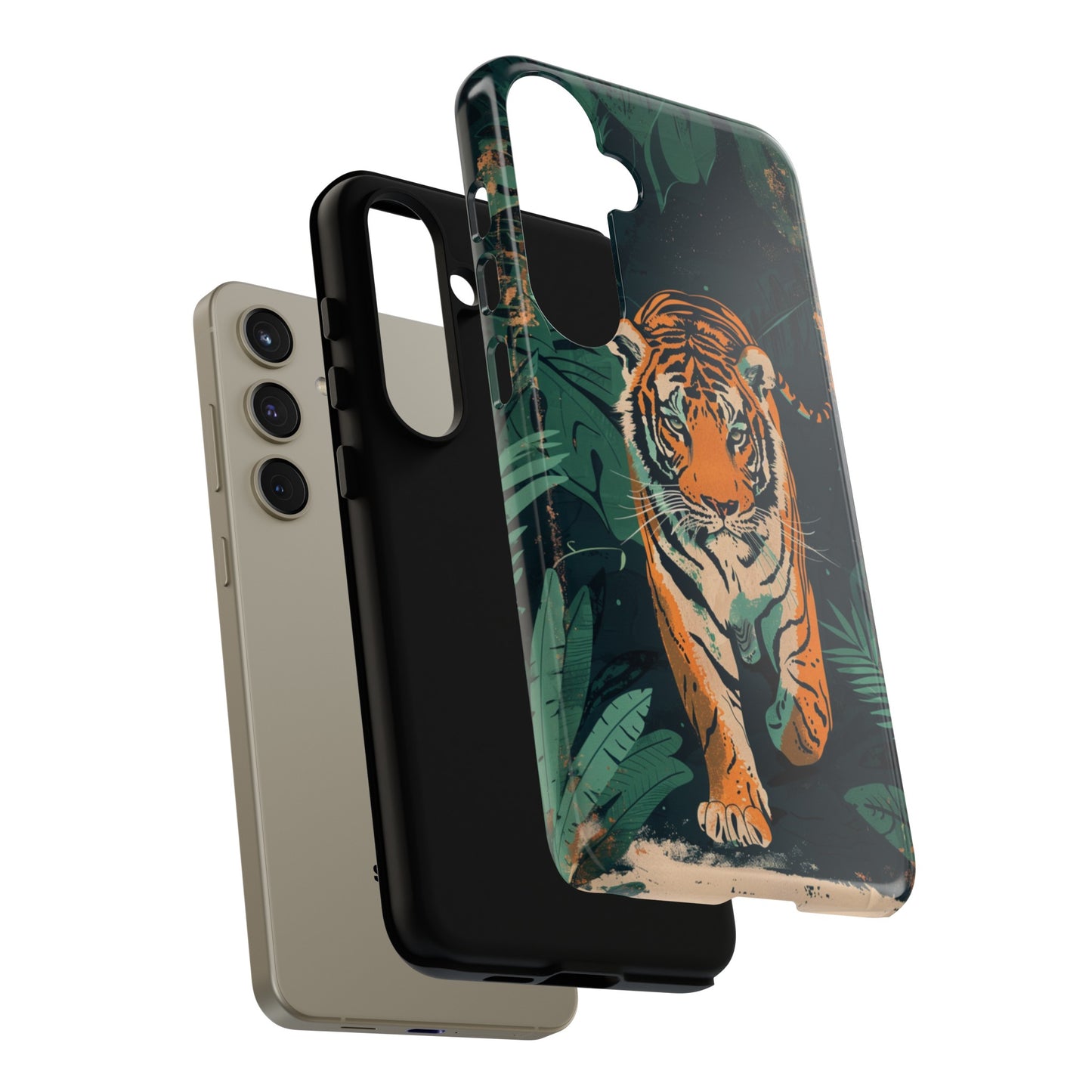 Retro Jungle Tiger Phone Case