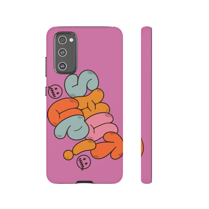 Shut Up Phone Case | Warm Retro Psychedelic Colors | For iPhone, Pixel, Samsung