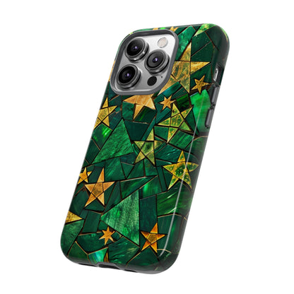 Green Celestial Stained Glass Mosaic Phone Case