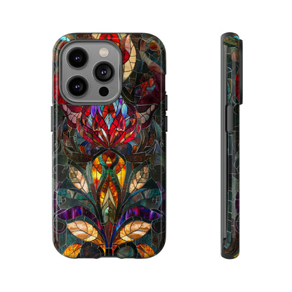 Art Deco Stained Glass floral Phone Case