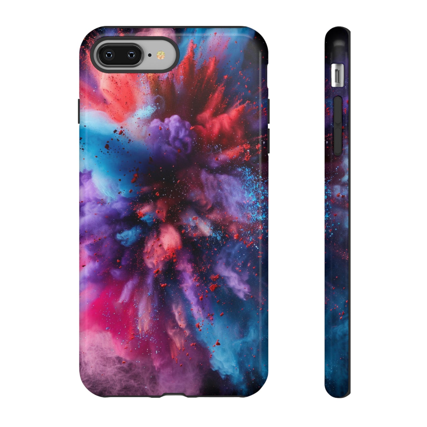 Colorful galaxy explosion cover for iPhone 12