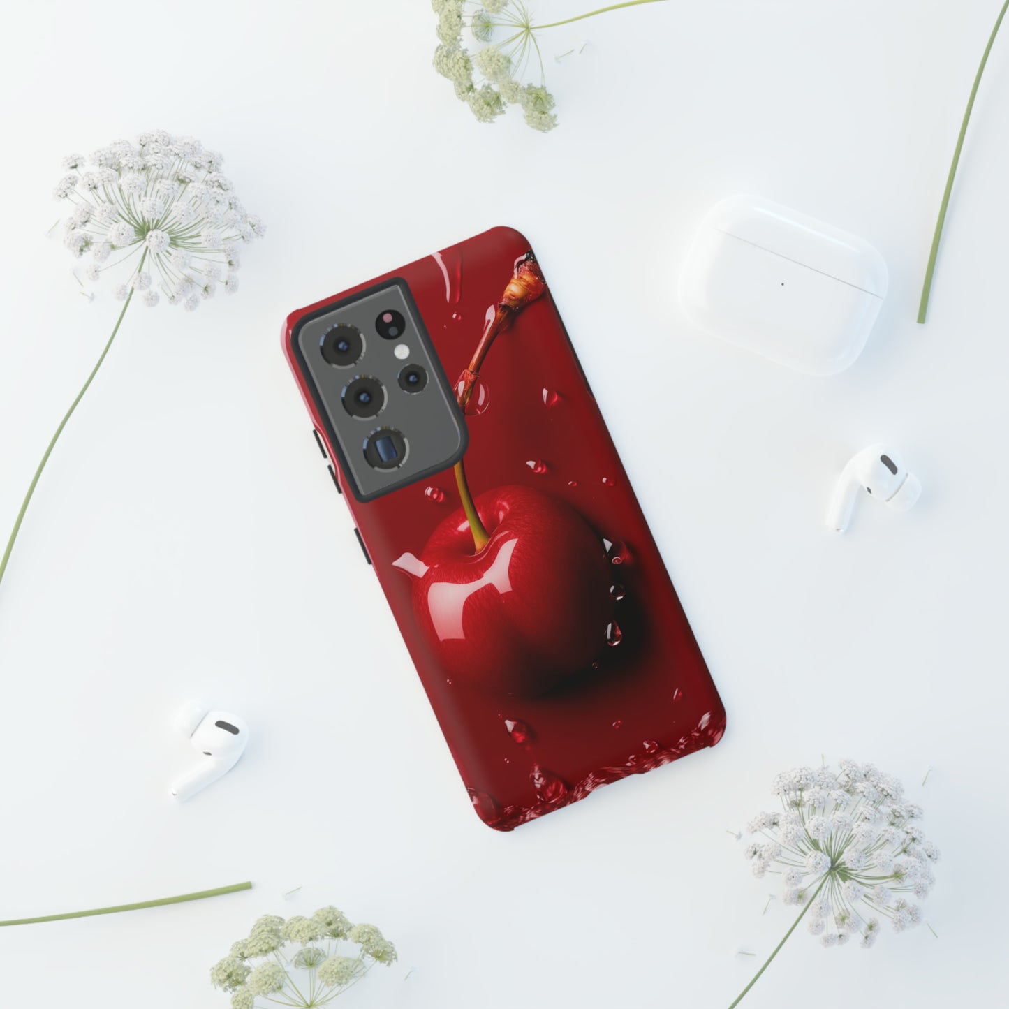 Unique Cherry Bomb Design Phone Case