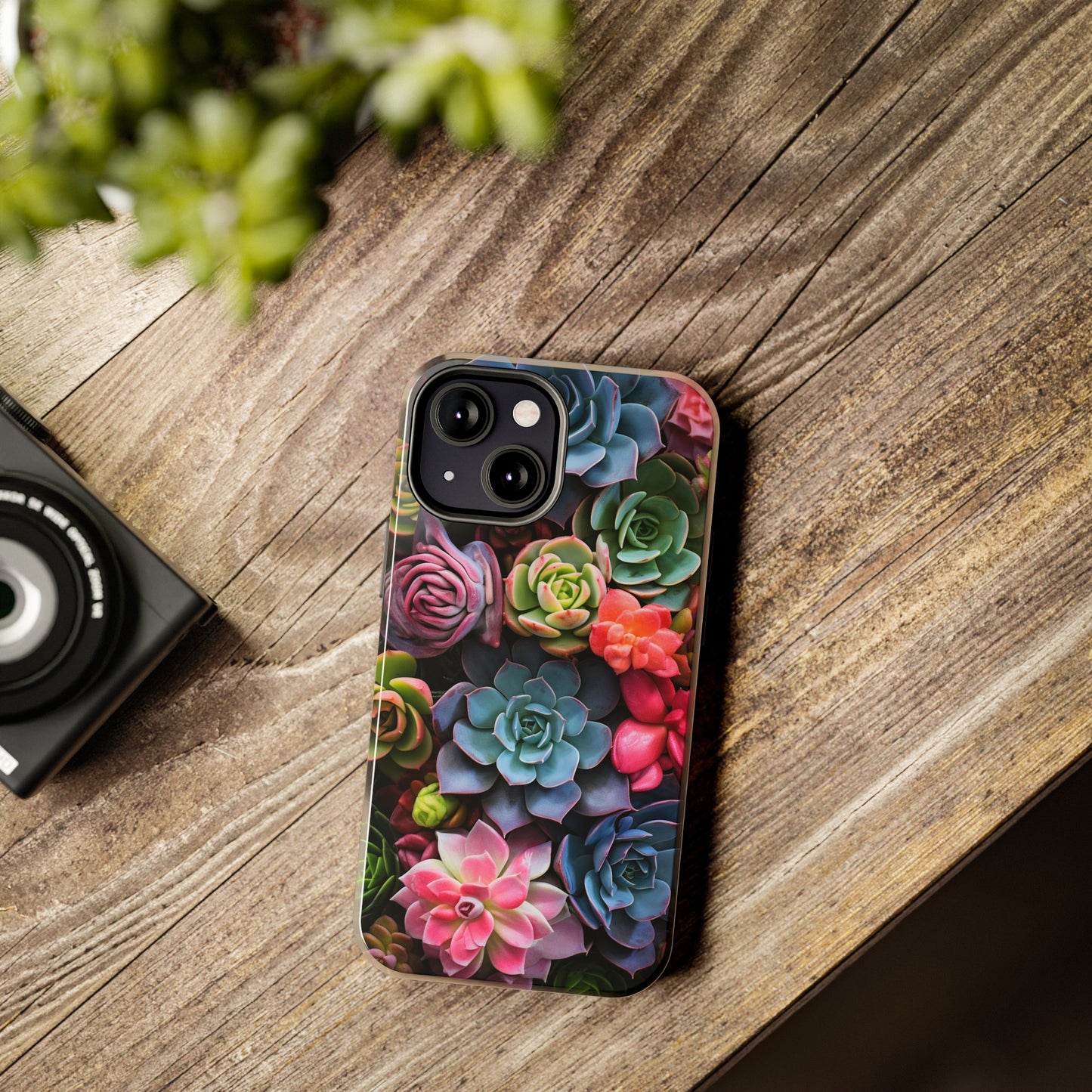 Succulent Desert Cactus Floral iPhone Case | Embrace the Beauty of Arid Elegance