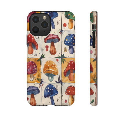 Trippy Magic Mushroom Toadstools Phone Case