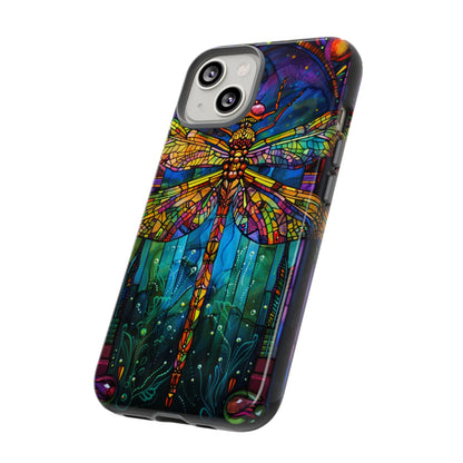 Art Deco Stained Glass Dragonfly Phone Cover