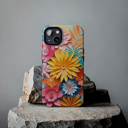 iPhone 12 Pro Max Artistry: Paper Floral Design – Crafted Elegance for iPhone 13 Pro and iPhone XR Enthusiasts