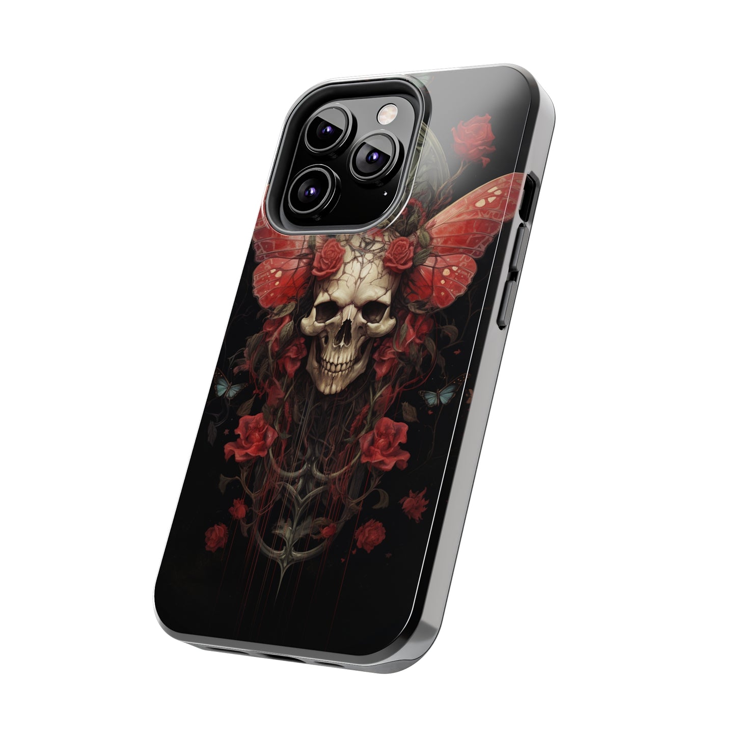 Deadhead Moth Gothic Dark Academia iPhone Case | Embrace Mysterious Elegance