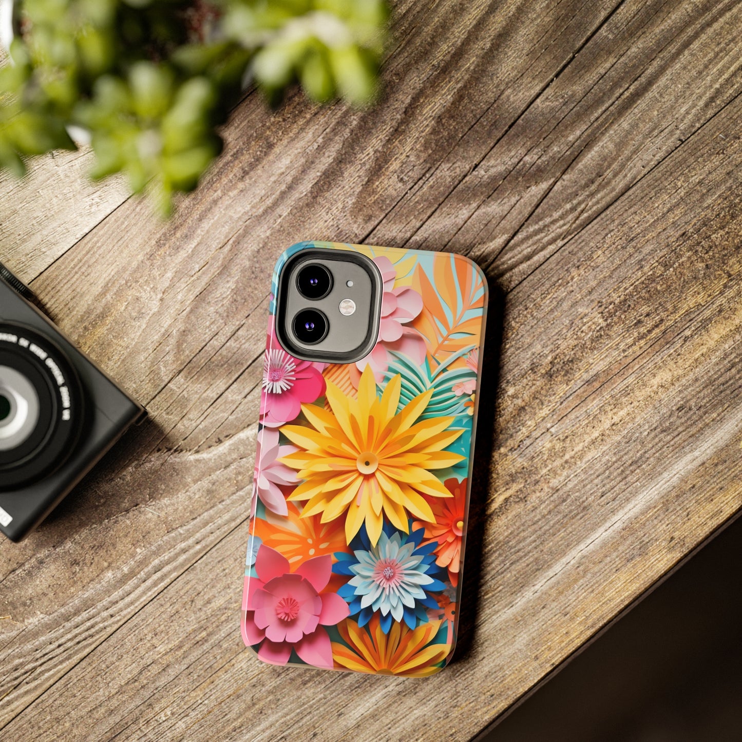 iPhone 12 Pro Max Artistry: Paper Floral Design – Crafted Elegance for iPhone 13 Pro and iPhone XR Enthusiasts