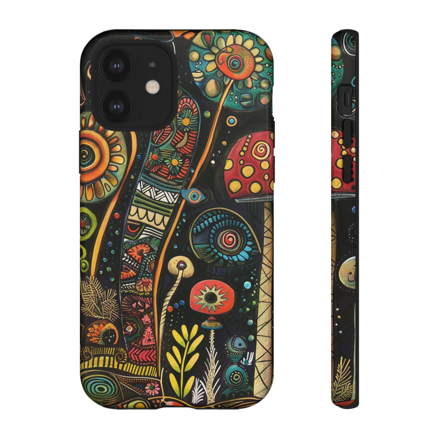 Retro 1960s Psychedelic Flowers Phone Case