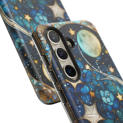 Boho Starry Night Stained Glass Artistry Phone Cover