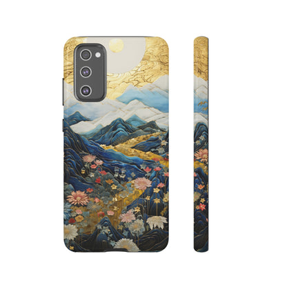 Chiyogami Floral Tough iPhone Case Japanese Boho