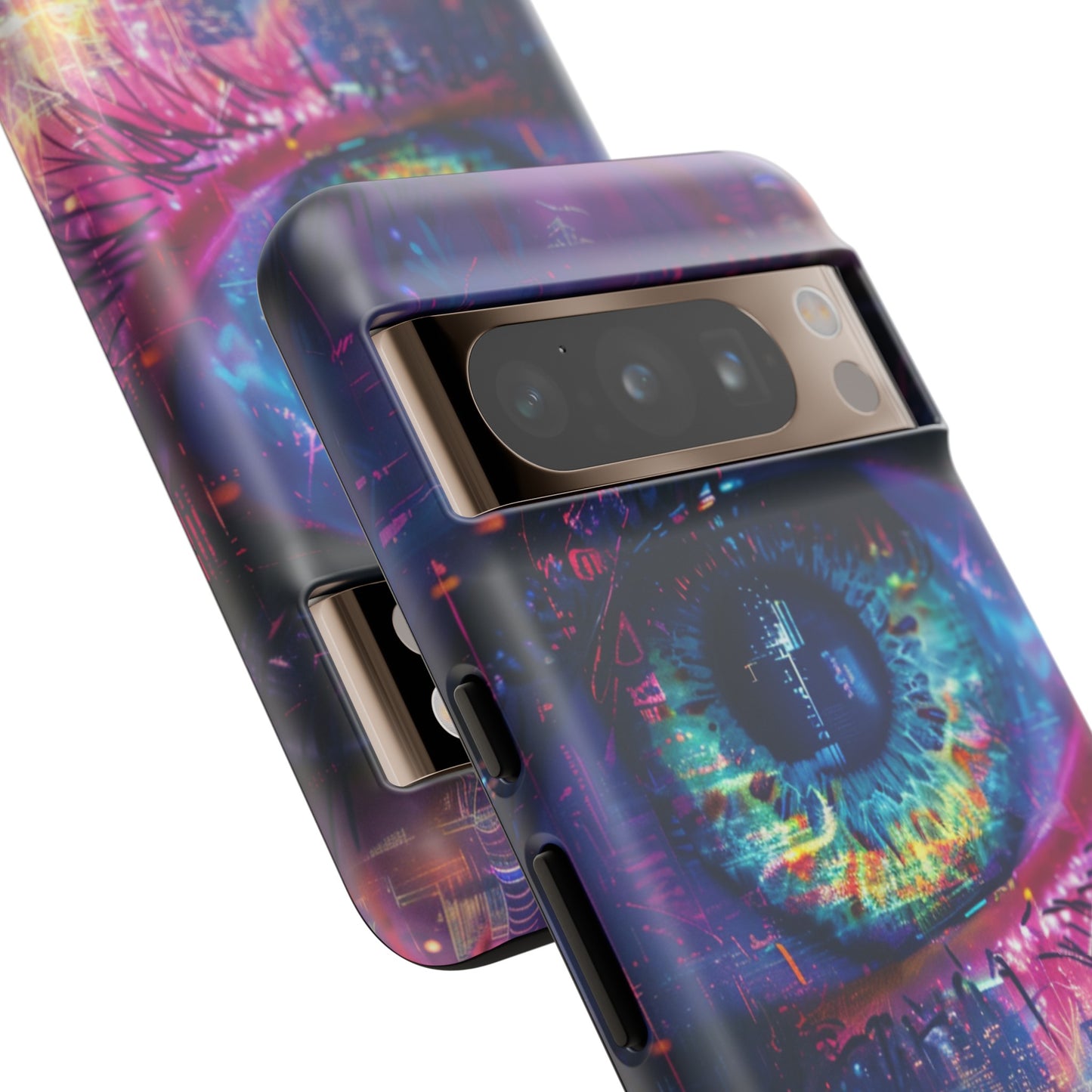 Eye of the Beholder Cyberpunk Art Phone Case