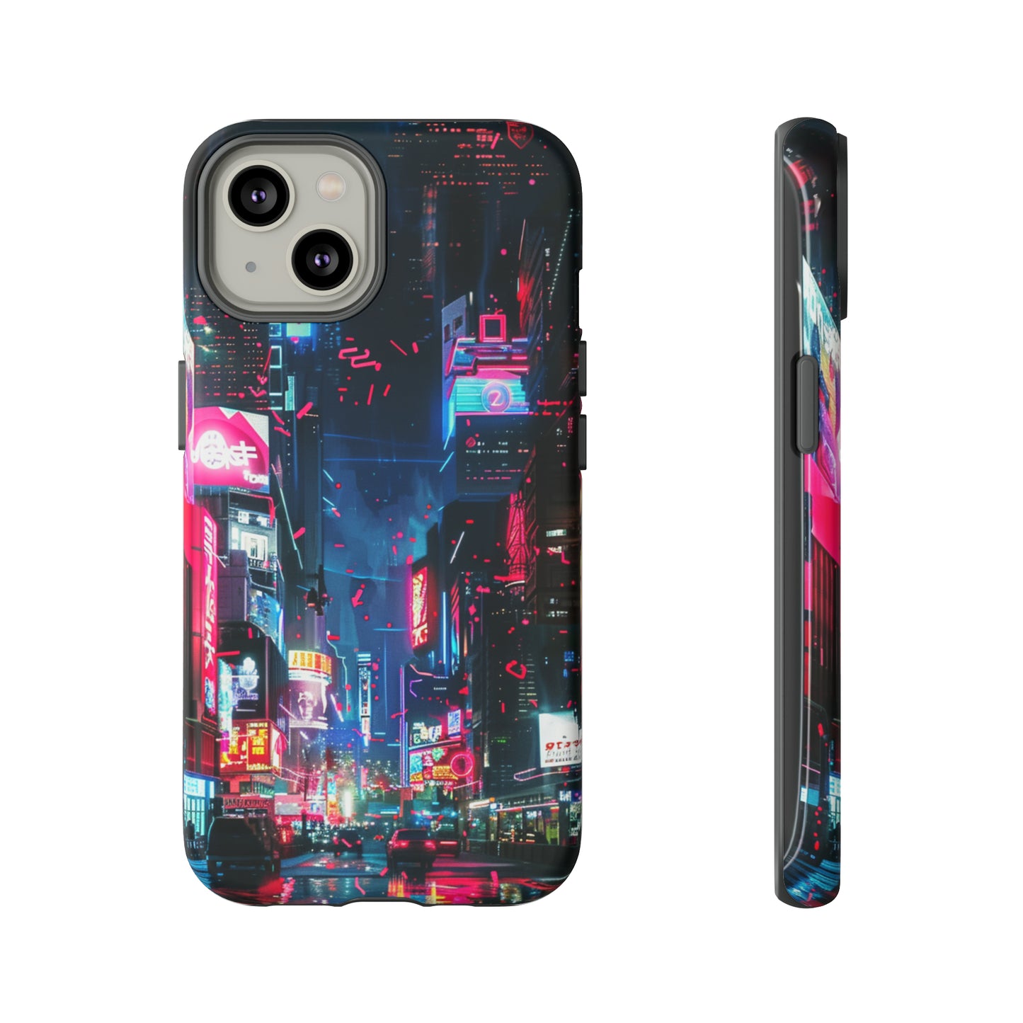 Cyberpunk Tokyo Cityscape Phone Case