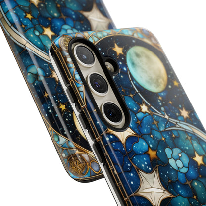 Boho Starry Night Stained Glass Artistry Phone Cover