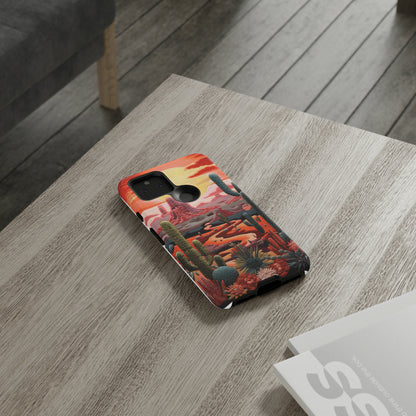 Cactus Desert Sunset Phone Case