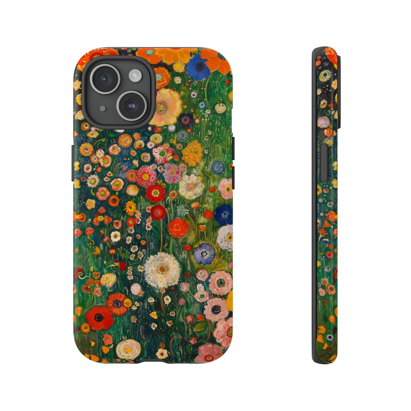 Gustav Klimt Style Flower Garden Painting Phone Case