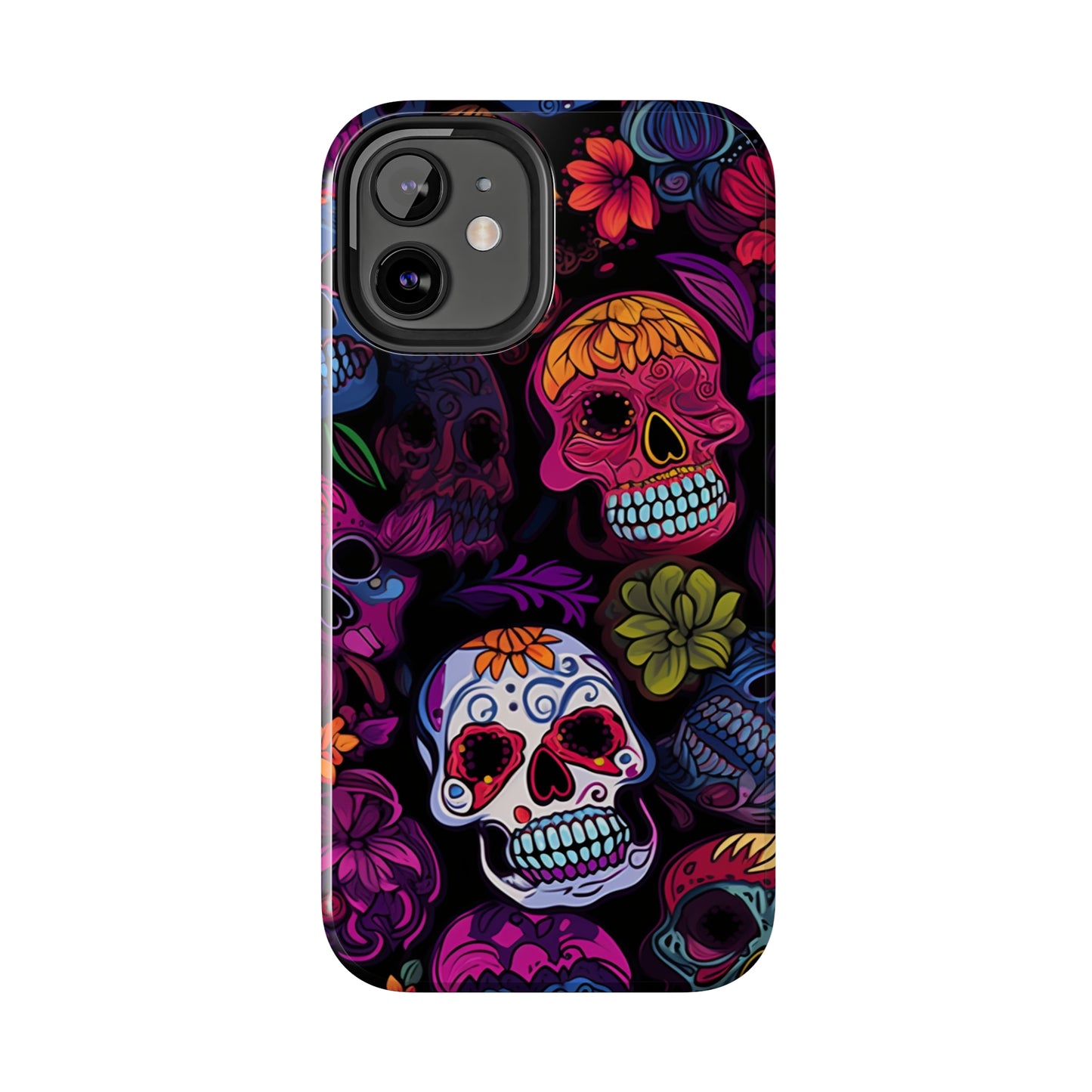 Sugar Skull iPhone Case | Day of the Dead Inspired Design for Halloween