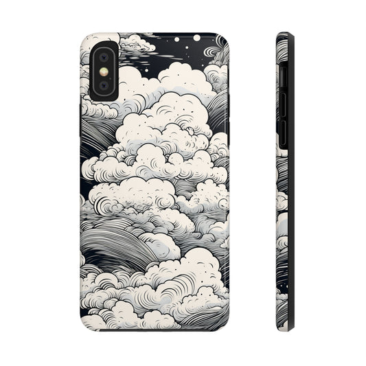 Fluffy White Clouds iPhone Case