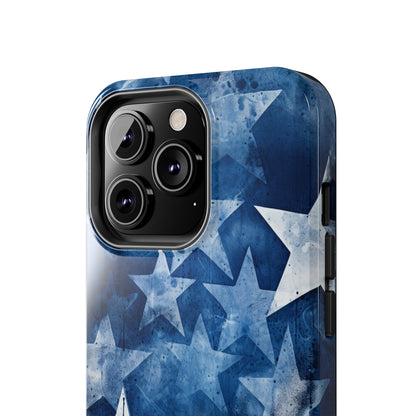 Starry Nights: Denim Dreams | Celestial Star-Patterned iPhone Case