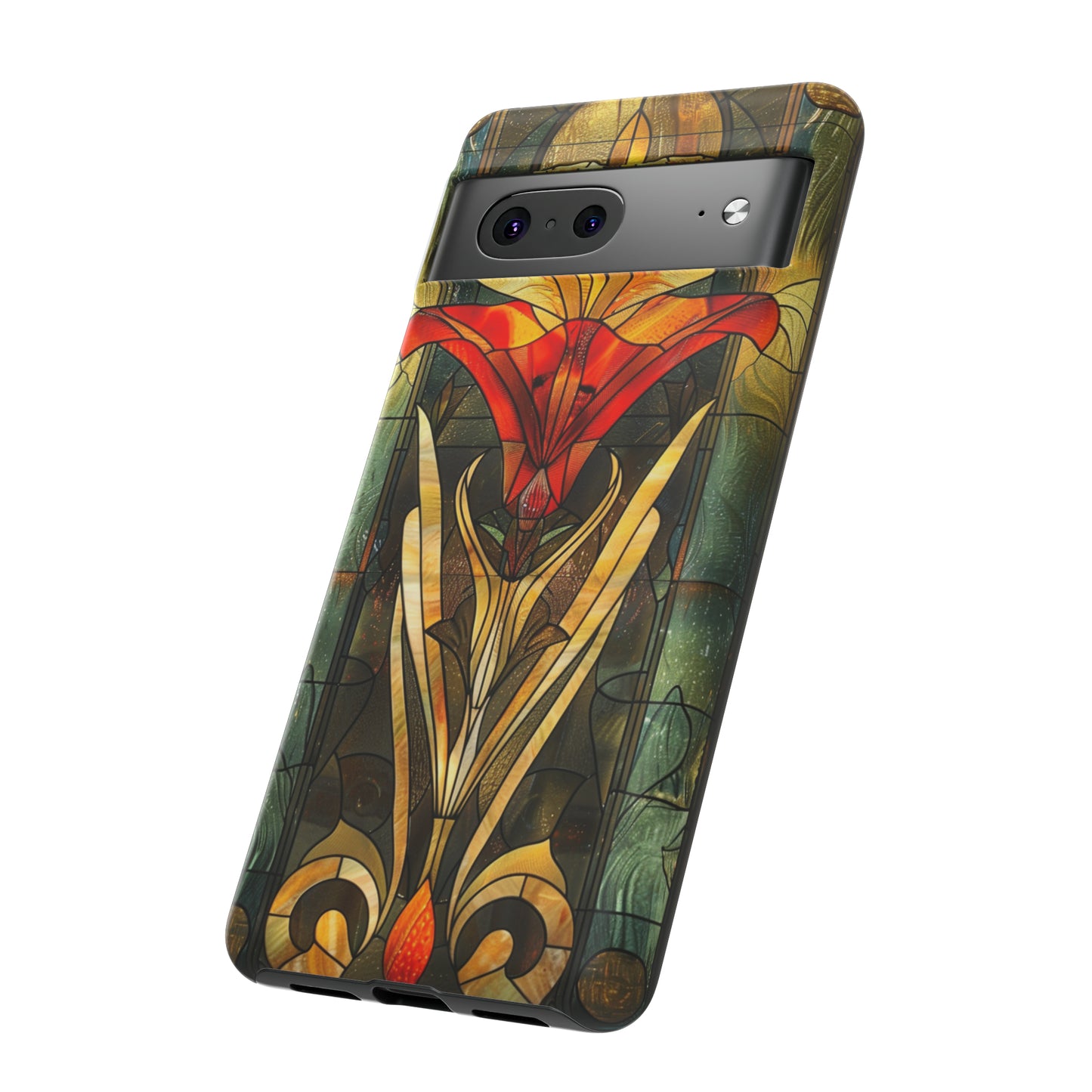 Art Deco Stained Glass floral Phone Case