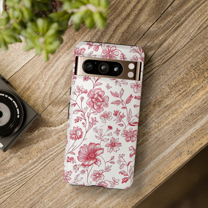 Pink Floral Wildflower Phone Case