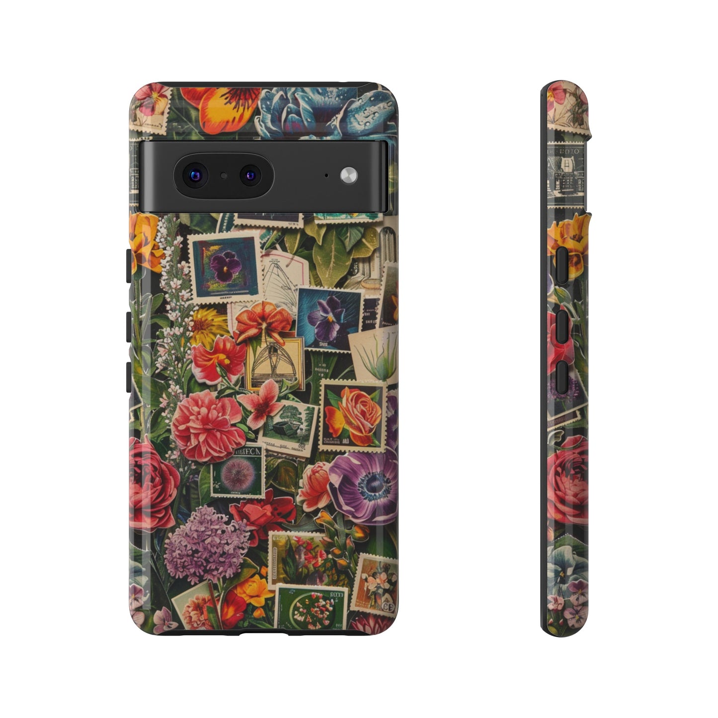 Vintage Floral Stamps Phone Case