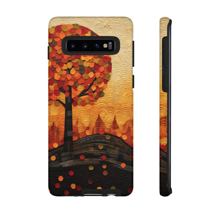 Autumn iPhone Case, Forest Embroidered Style Phone Case