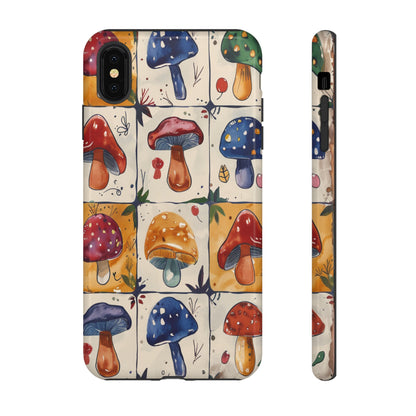 Trippy Magic Mushroom Toadstools Phone Case