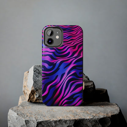 Wild Illusion: Trippy Tiger Stripes Mystique | Dynamic iPhone Case