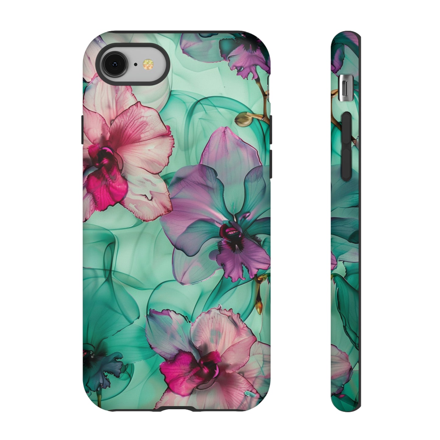 Watercolor Floral Orchids Phone Case