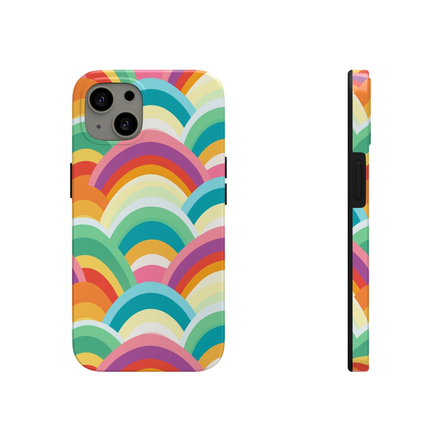 Rainbow Tough iPhone Case | Embrace Vibrant Style and Reliable Protection