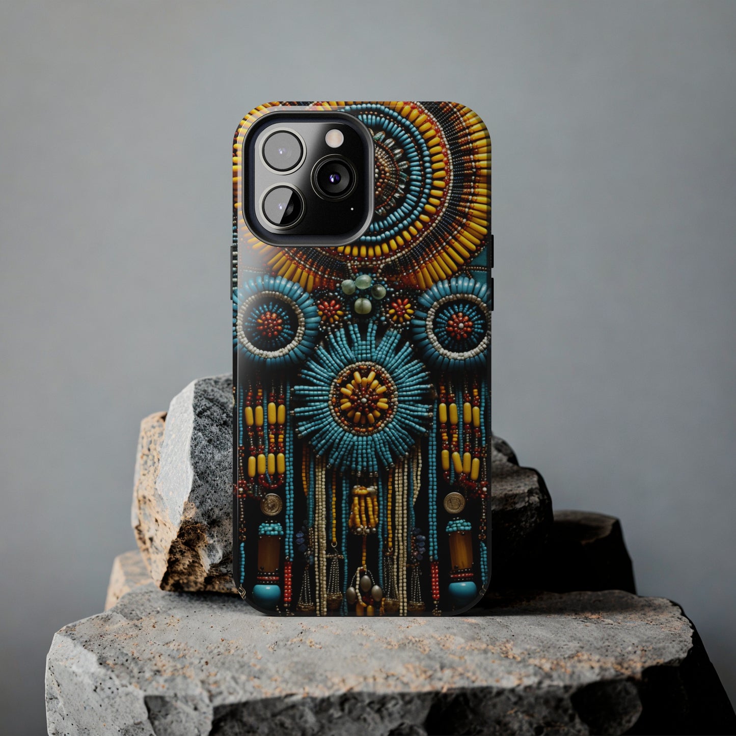 Native American Beadwork iPhone Case | Crafted Elegance with Cultural Heritage