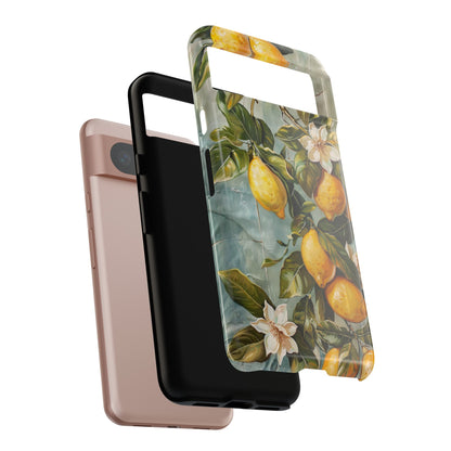 Mediterranean Lemon Tile Oil Painting iPhone 13 Case