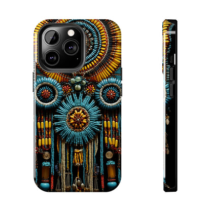 Native American Beadwork iPhone Case | Crafted Elegance with Cultural Heritage