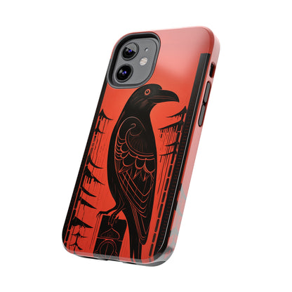 Mystic Totem: Northwest Native American Tribal Raven | Cultural Heritage iPhone Case