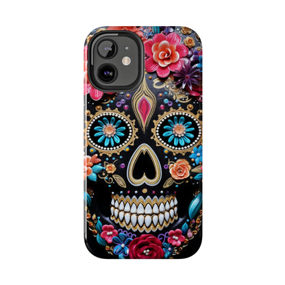 Sugar Skull iPhone Case | Celebrate Dia de los Muertos with Vibrant Elegance