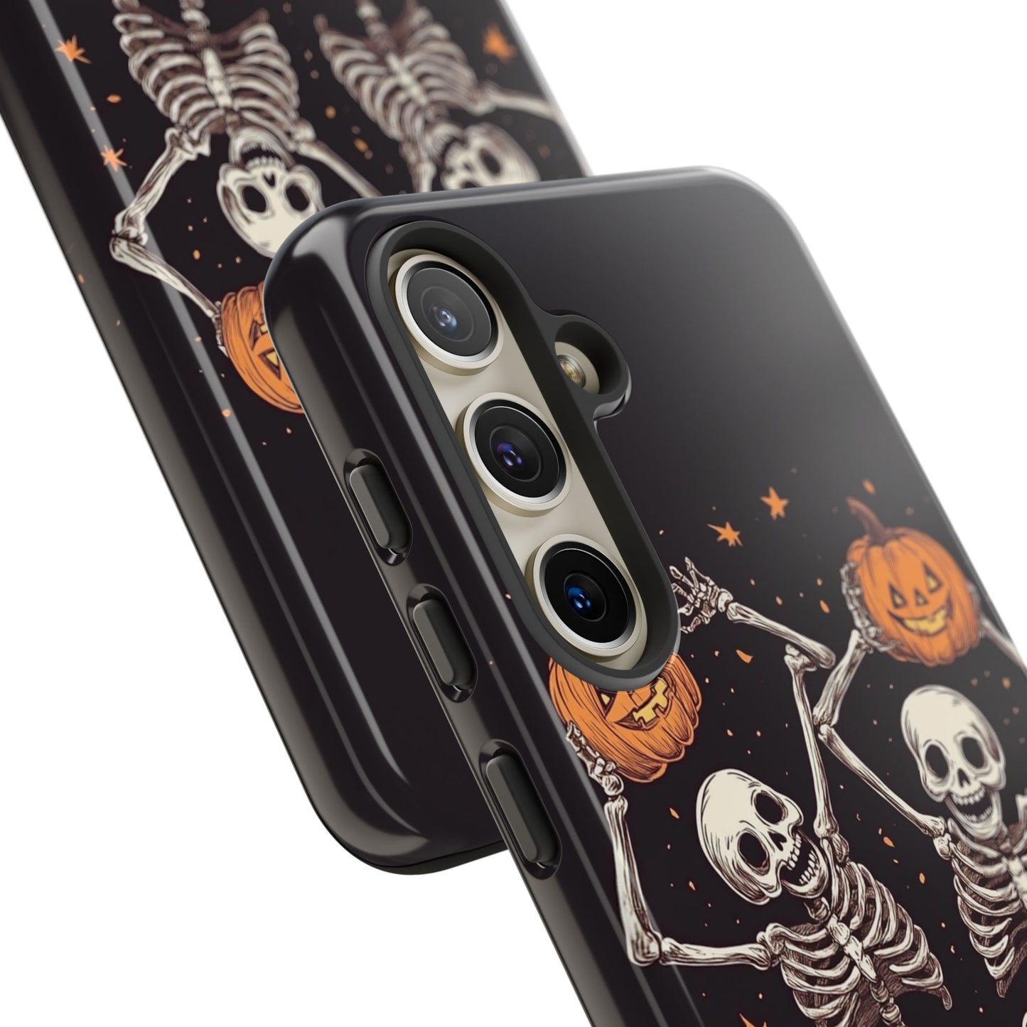 Dancing Skeletons with Jack-o'-Lanterns Phone Cover