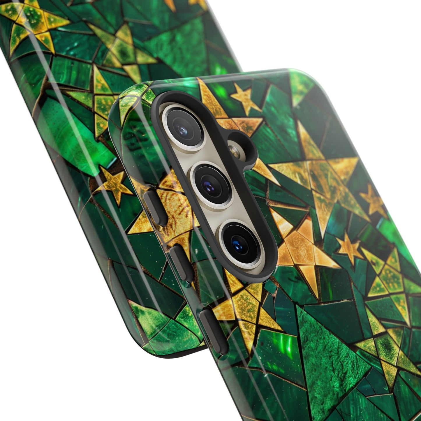 Green Celestial Stained Glass Mosaic Phone Case