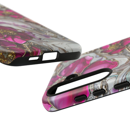 Stained Glass Magenta Floral Paisley Explosion Phone Case