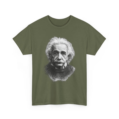 Albert Einstein Genius Physicist Retro Art T Shirt Iconic Science Graphic Tee