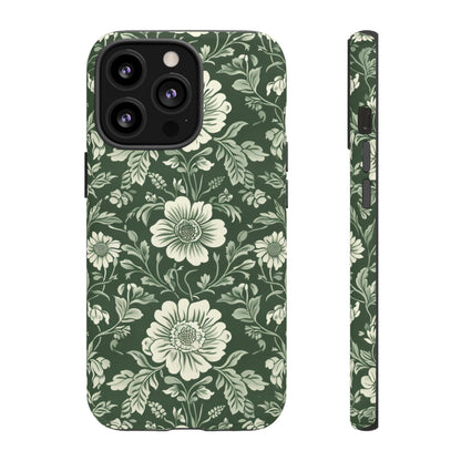 Floral Sage Green Wildflower Phone Case