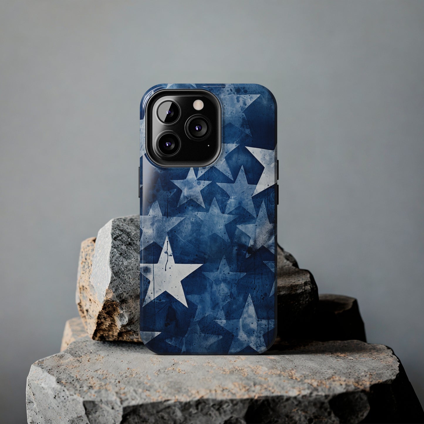 Starry Nights: Denim Dreams | Celestial Star-Patterned iPhone Case