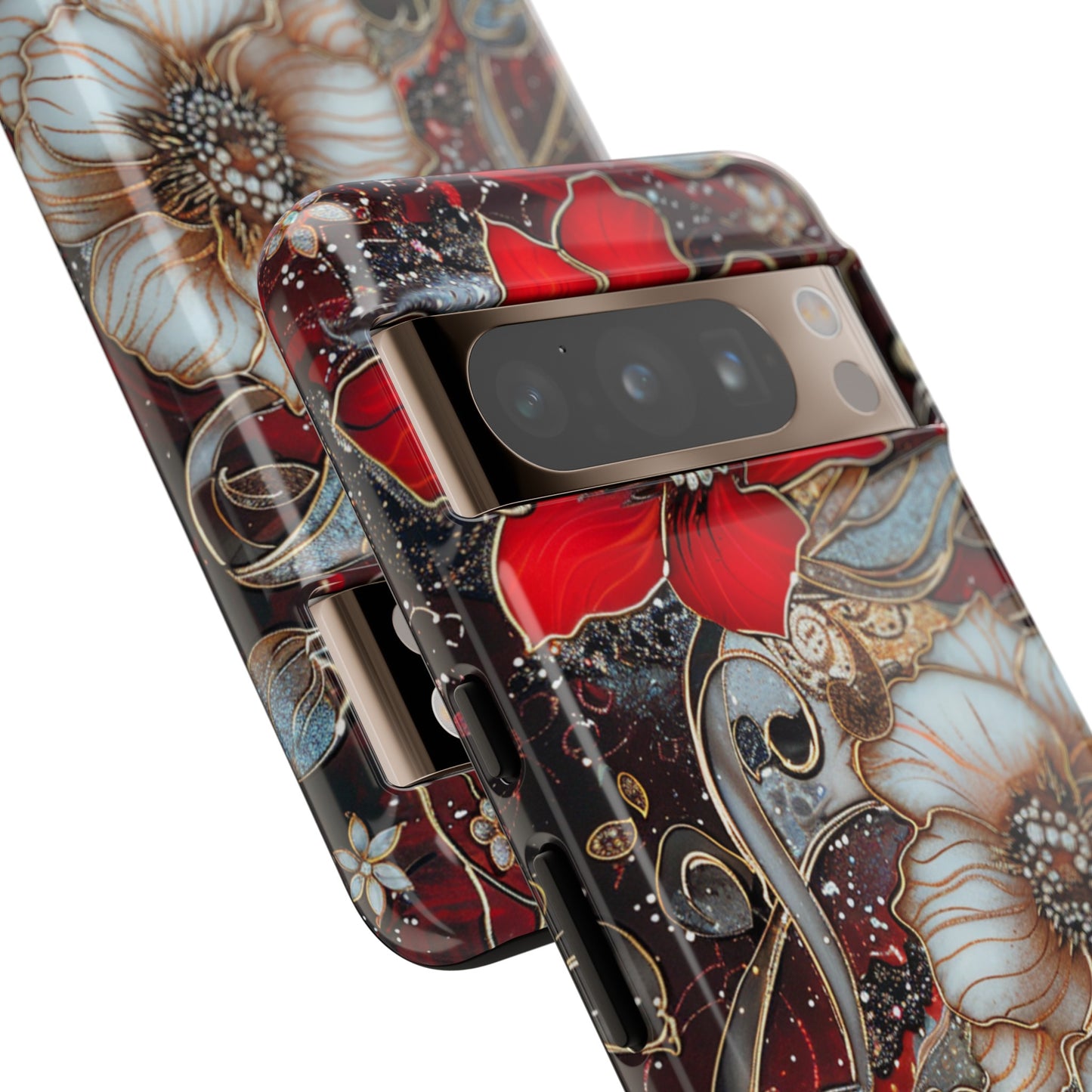 Stained Glass Floral Paisley Explosion Phone Case