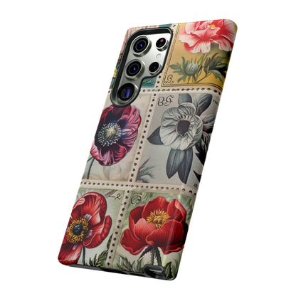 Vintage Floral Stamps Phone Case